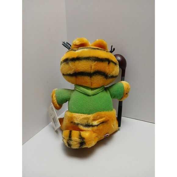 VINTAGE DAKIN 1978 GARFIELD PLUSH with Green FORE Shirt & Golf Club With Tags - Picture 2 of 4